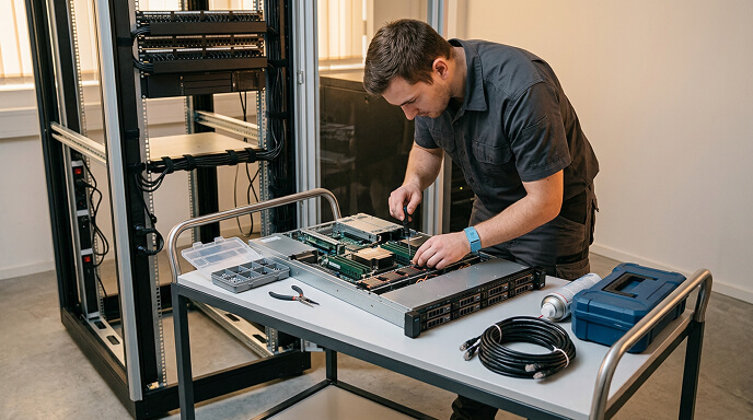 Fast server deployment process