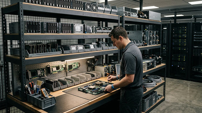 Server spare parts and components